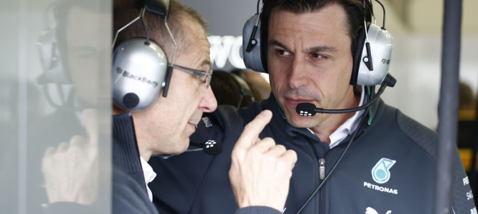 メルセデスに再び冷却トラブルが発生していた