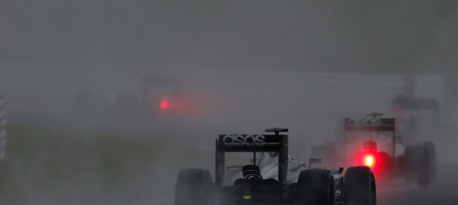 ドライバーがウェットタイヤの改善を求める