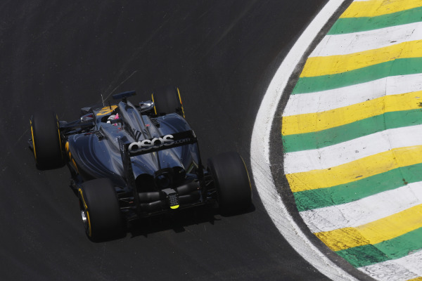 Jenson Button on track.