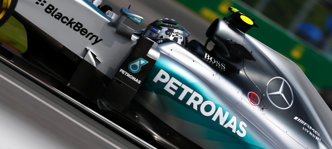 タイヤに泣いたロズベルグ