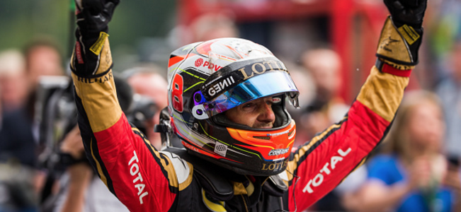 グロージャン 奇跡の表彰台 グロージャン 奇跡の表彰台