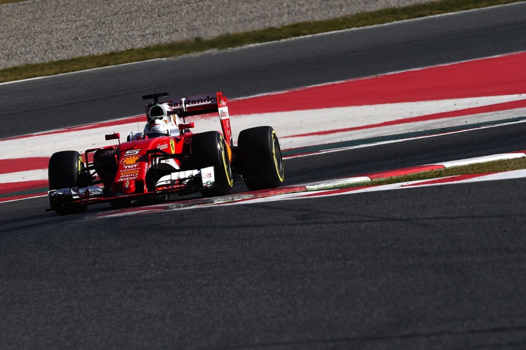 160108-test-montmelò-sebastian-vettel-barcelona test2